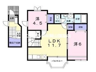 ティファニーＡ棟の物件間取画像